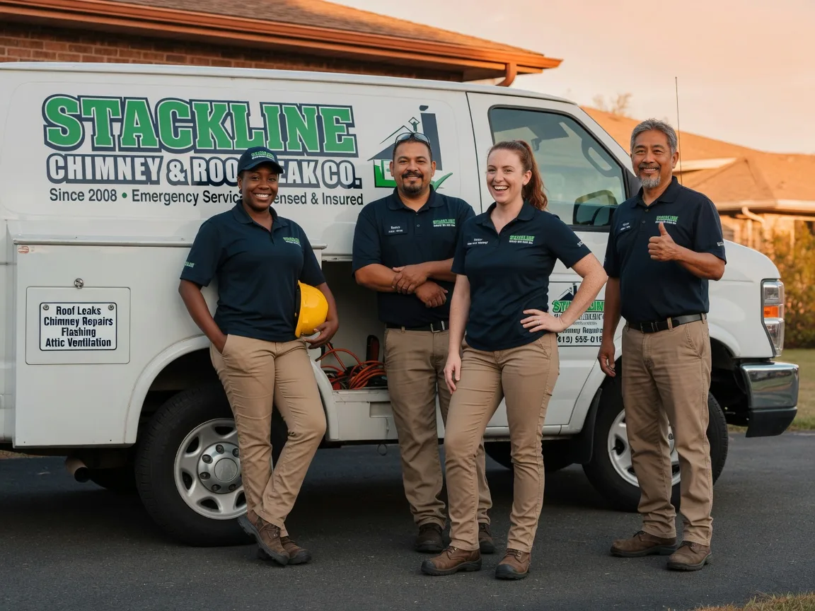Chimney flashing repair company in Freeman Spur, IL